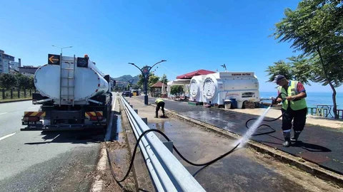 Trabzon'da Yaz Temizliği Yapılıyor