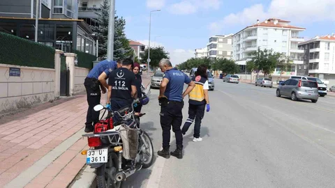 Karaman'da Motosiklet Kazası