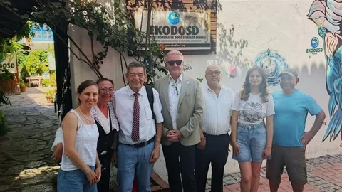 Kuşadası'na Gelen Almanya Heyeti EKODOSD'u Ziyaret Etti