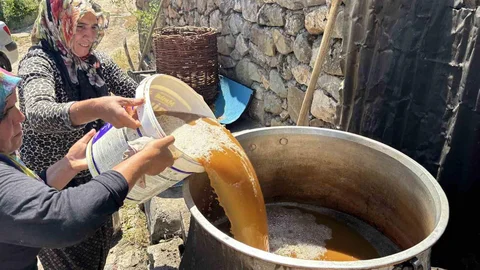 Servi Köyü'nde Dut Pekmezi Geleneği