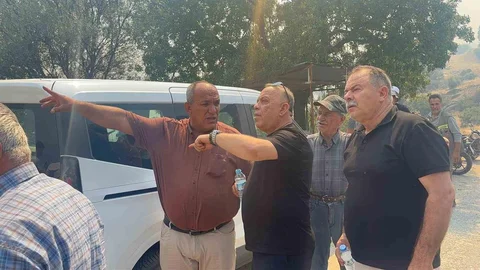 Aydın Bozdoğan'da Yangın Çalışmaları