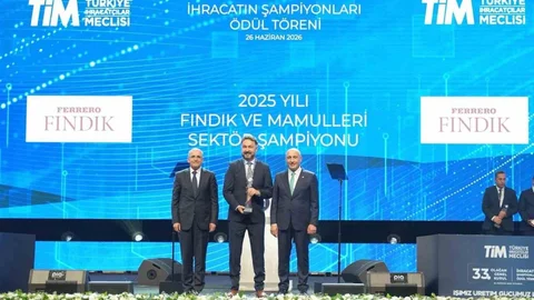 Ferrero Fındık İhracat Şampiyonu Olmayı Başardı