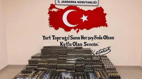 Mardin'de Kaçak Tütün Ele Geçirildi
