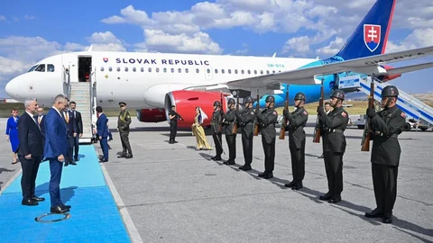 Slovakya ve Slovenya Liderleri Ankara'da