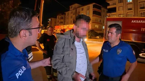 Aksaray'da Araç Yakma Girişimi
