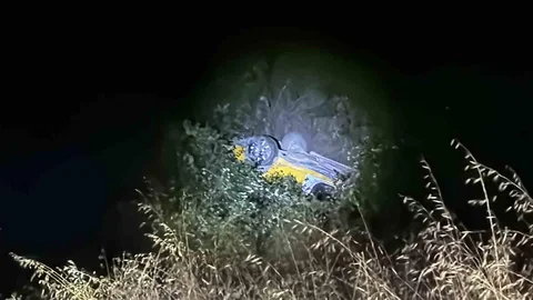 Düzce'de Taksinin Takla Attığı Kaza