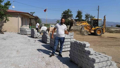 Nazilli'de Kırsal Yatırımlar Devam Ediyor