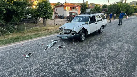 Bilecik'te Maddi Hasarlı Trafik Kazası