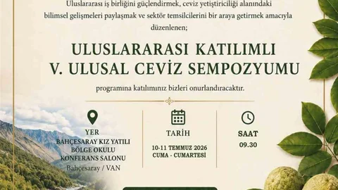 Ceviz Sempozyumu Bahçesaray'da Yapılacak