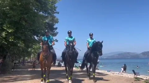 Aydın'da Atlı Jandarma Denetimi