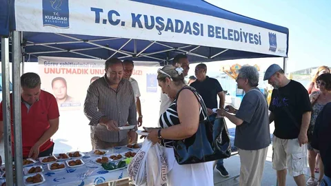 Kuşadası'nda Hayatını Kaybeden Çalışanlar Anıldı
