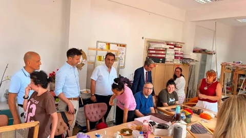 Sinop'ta Özel Bireyler El Sanatlarıyla Üretim Yapıyor
