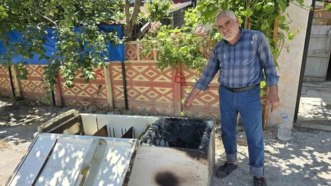 Yozgat’ta Buzdolabı Patladı