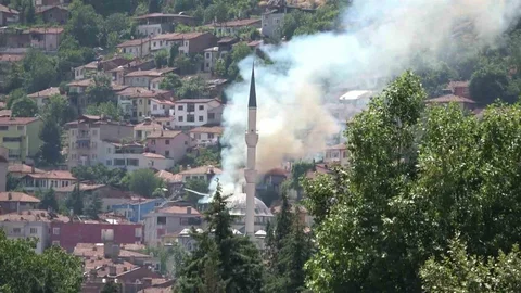 Amasya'da Yangın Kurtarma Operasyonu