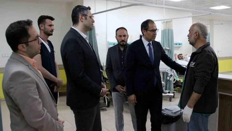 Kayseri'de Sağlık Müdürü İnceleme Yaptı