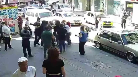 Zonguldak'ta Kaza Sonrası Kavga