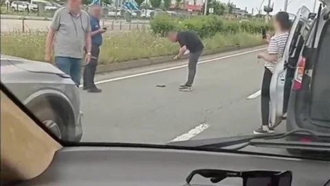 Rize'de Yol Ortasında Tabanca Bulundu