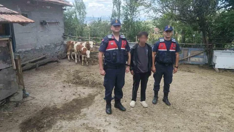 Yozgat'ta Jandarma Yardım Etti