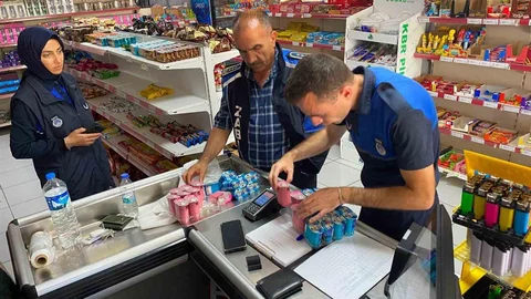 Erzincan'da Market Denetimleri Yapıldı