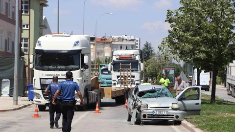 Karaman'da Trafik Kazası Meydana Geldi