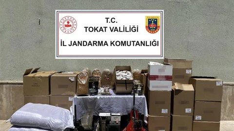 Tokat'ta Kaçak Tütün Operasyonu Yapıldı