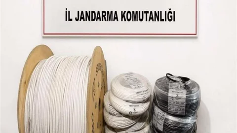 Bolu'da Kablo Hırsızları Yakalandı