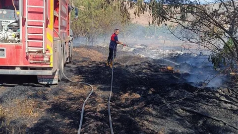 Elazığ'da Arazi Yangını Kontrol Altına Alındı