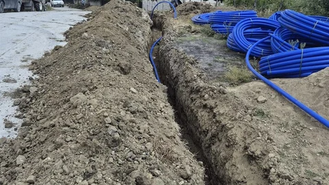 Düzce'de Su Hattı Çalışmaları Devam Ediyor