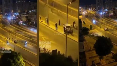 Tulumba Kavşağı'nda Gece Yarısı Kazası: Sürücü Aracını Bırakıp Kaçtı!