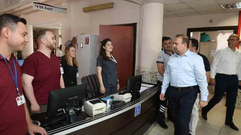 Bozdoğan Hastanesinde Sağlık Hizmetleri Değerlendirildi
