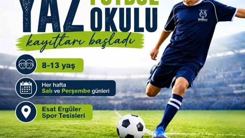 Nazilli'de Yaz Futbol Okulu Kayıtları Başladı