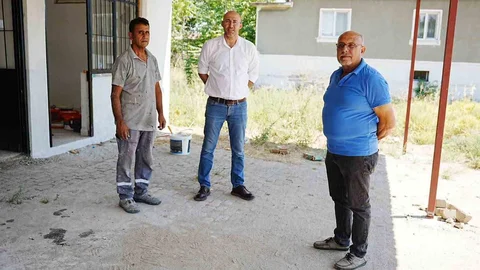 Germencik'te Düğün Salonu Yenileniyor