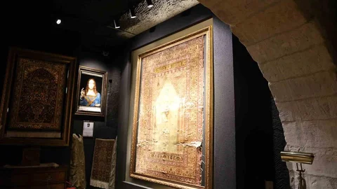300 Yıllık Tarihi İpek Halı Kapadokya'da Sergileniyor