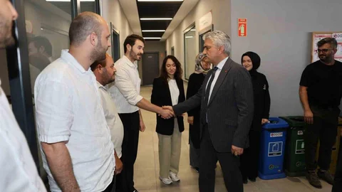 Düzce'de Vali Makas OSB'yi Ziyaret Etti