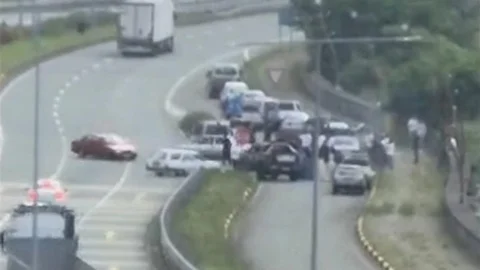 Rize'de Düğün Konvoyunda Drift Cezası
