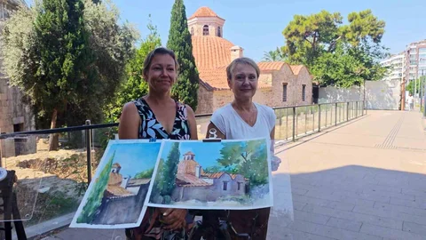 Antalya'nın Tarihini Tuvale Taşıyorlar