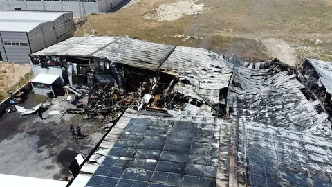 Afyonkarahisar'da Sucuk Fabrikasında Yangın