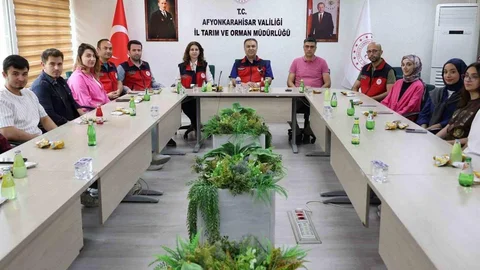 Afyonkarahisar'da Stajyer Öğrencilere Tanıtım Yapıldı