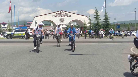 Ardahan'da Bisiklet Festivali Başladı