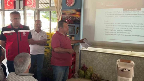 Aydın'da Çiftçilere Bilgilendirme Toplantısı