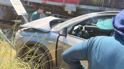 Elazığ'da Tren Kazası Görüntülendi