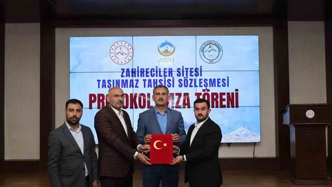 Ağrı’da zahirecilik sektörüne yönelik yatırım için taşınmaz tahsis edildi