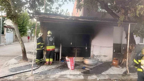 Afyonkarahisar'da Düğün Yemeği Yangını