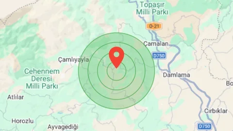 Çamlıyayla'da Deprem Meydana Geldi