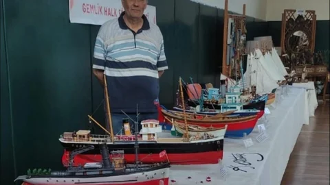 Bursa'da Tarihi Gemi Modelleri Yapılıyor
