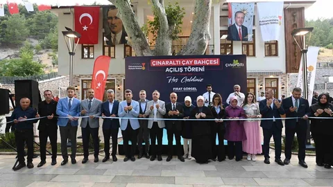 Kahramanmaraş'ta Yeni Çay Bahçesi Açıldı