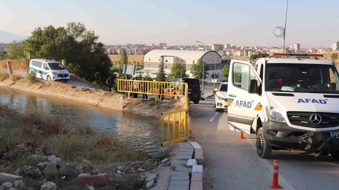 Karaman'da Sulama Kanalında Kurtarma Operasyonu