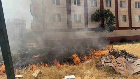 Siirt’te Yangın Paniği Yaşandı