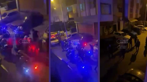 Nusratiye Mahallesi'nde Gece Yarısı Hareketliliği: Sokak Ortasındaki Kavgayı Polis Ayırdı