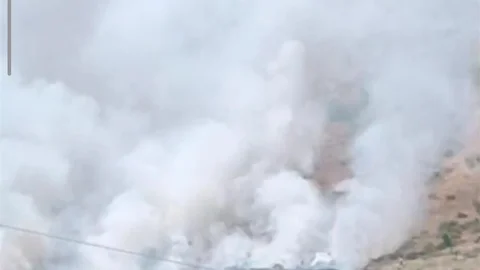 Bitlis'te Dağlık Alanda Yangın Çıktı